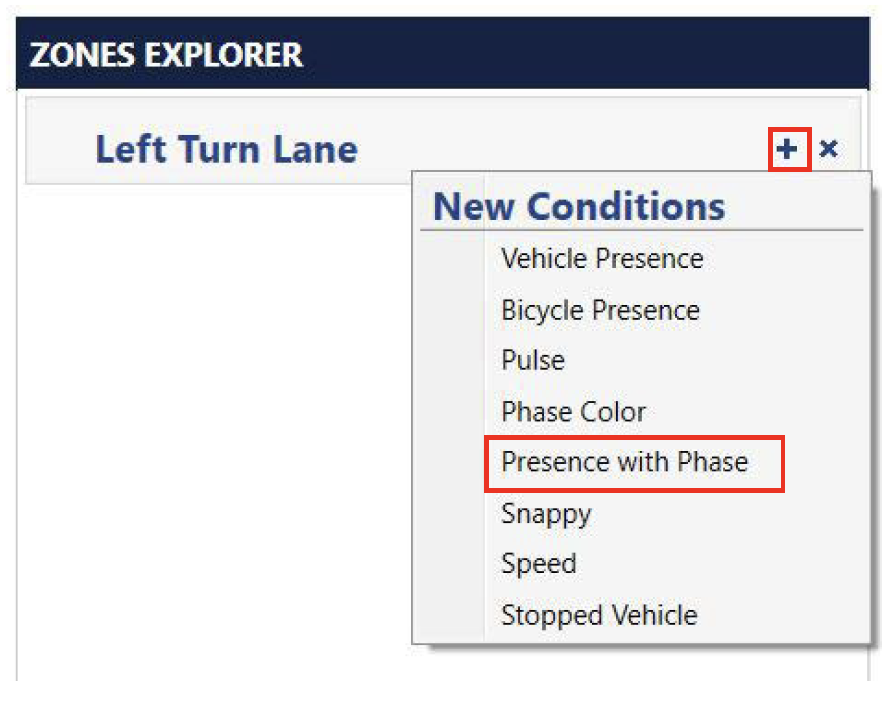 Zone Explorer: Assigning a Presence with Phase Condition